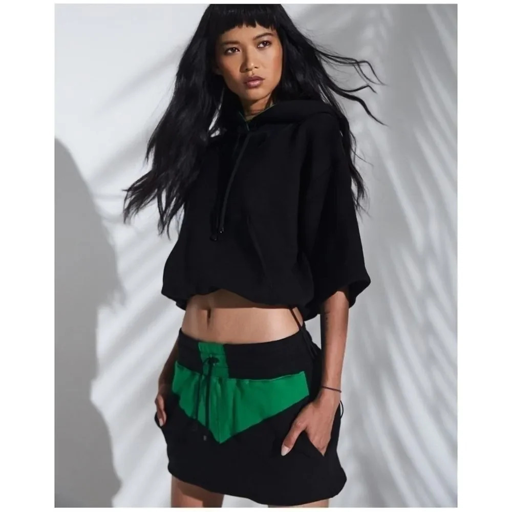 Nwot Koral Fleece Lined Mini Skirt